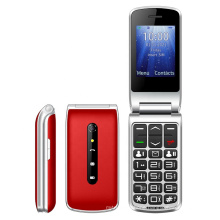 Folding cellphone 2.4 Inch screen flipphones Dual SIM SOS Button Keypad 4g flip phone UNIWA F247L